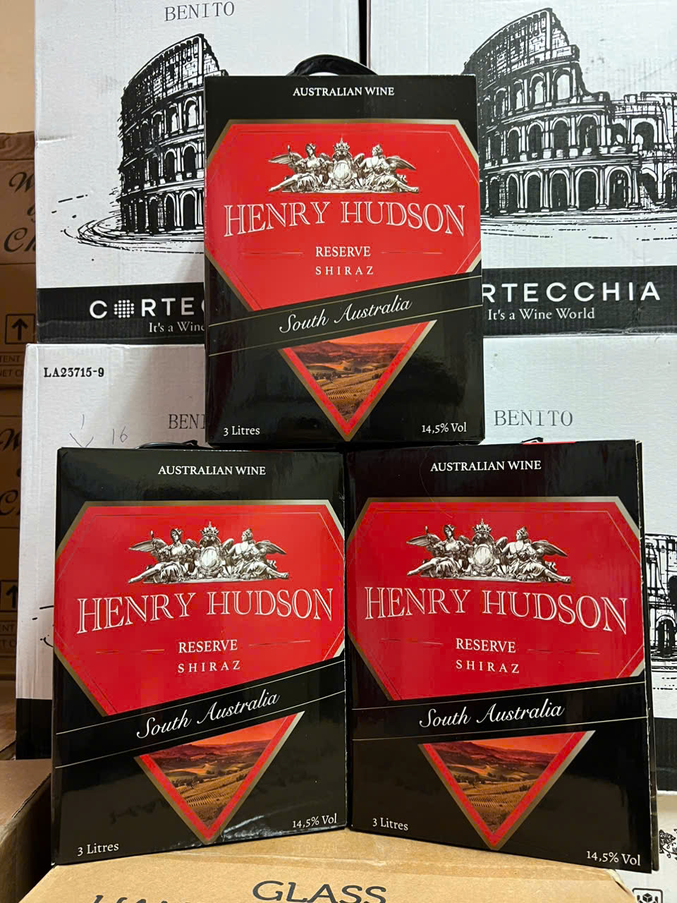 Rượu Vang Bịch Úc Henry Hudson 3L